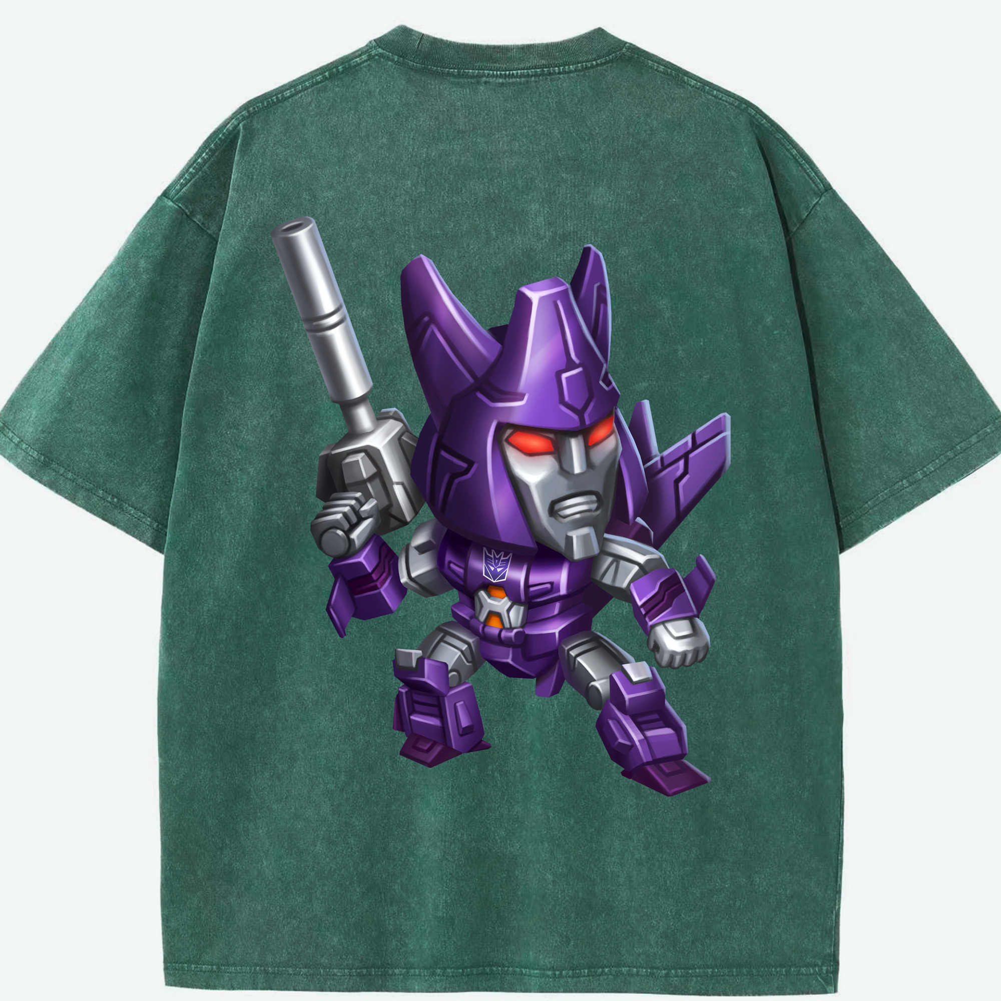 （画像用）  綿100% ヴィンテージ風 半袖Tシャツ（背面プリント）